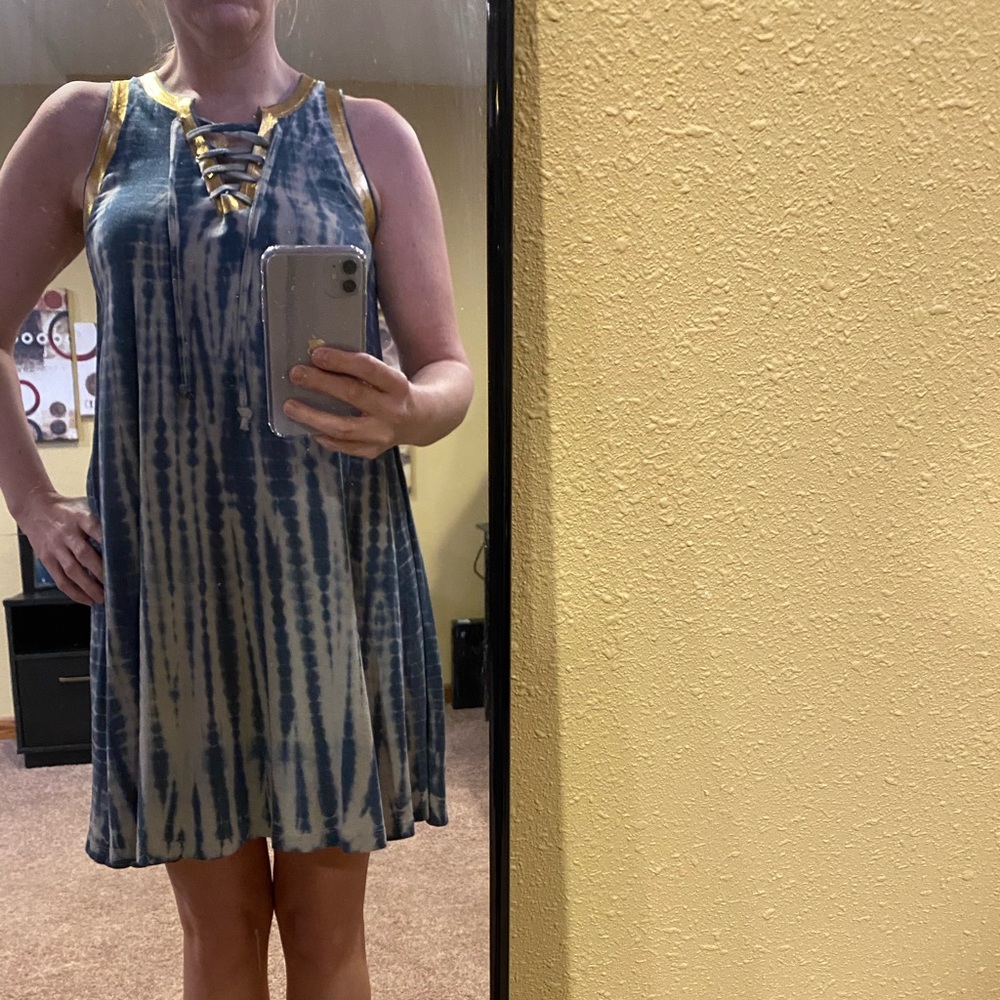 Womens tye dye dress